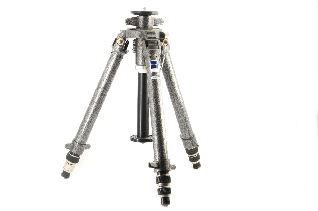 美品】GITZO G417 ジッツオ フランス 4型4段 大型ショート三脚 大判