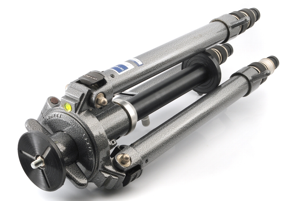 美品】GITZO G417 ジッツオ フランス 4型4段 大型ショート三脚 大判